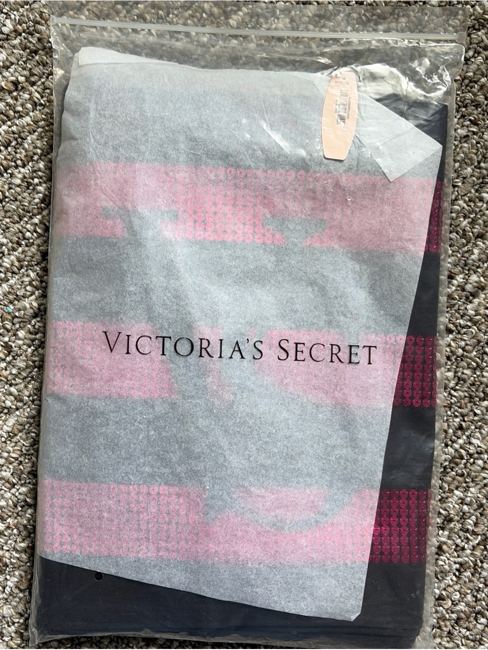 2014 Victoria's Secret Bling Sequin Tote Black Friday Limited Edition